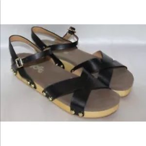 Flogg Nessy leather foam comfort platform sandal